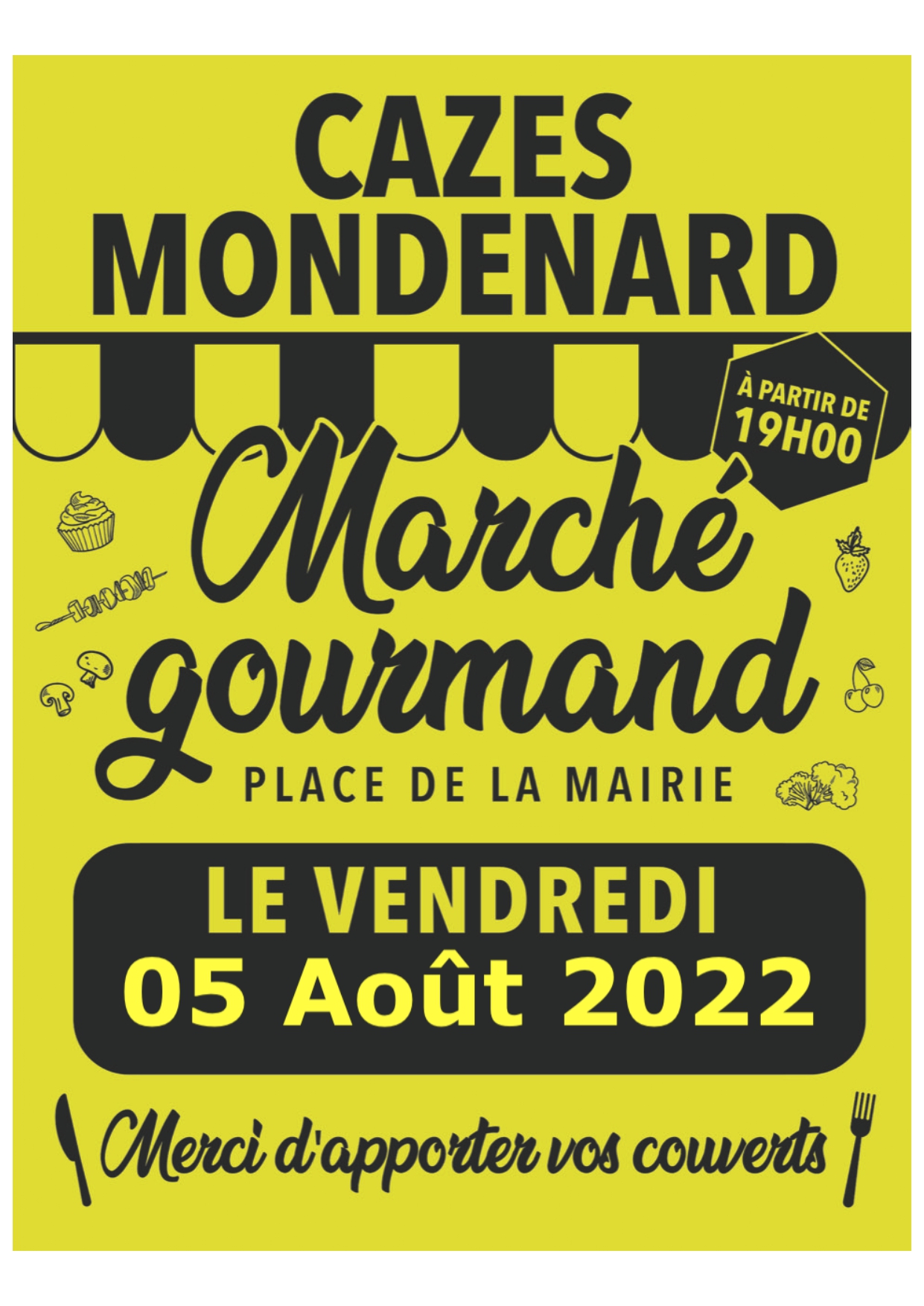 Marché gourmand du 5 Août